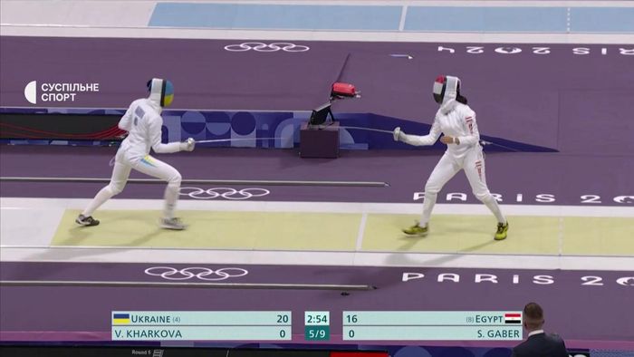 Украина уверенно победила в первой схватке и поборется за 5-е место на Олимпиаде-2024 по фехтованию на шпаге