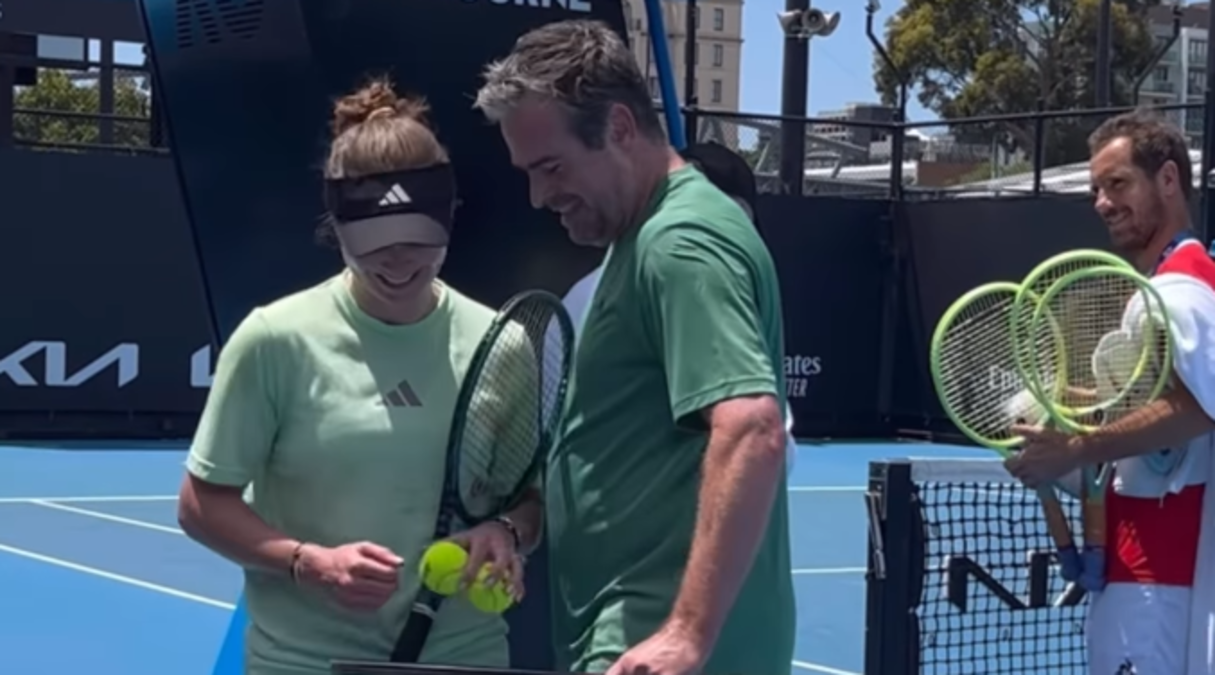 Світоліна й Слюйтер / Скріншот з відео Світоліна й Слюйтер / Скріншот з відео