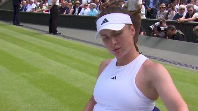 Еліна Світоліна / Скріншот з трансляції Еліна Світоліна / Скріншот з трансляції