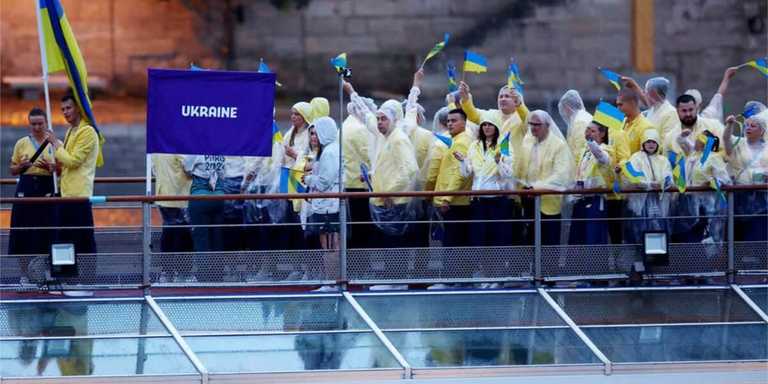 Українська делегація на відкритті Олімпіади-2024 / Фото REUTERS Esa Alexander