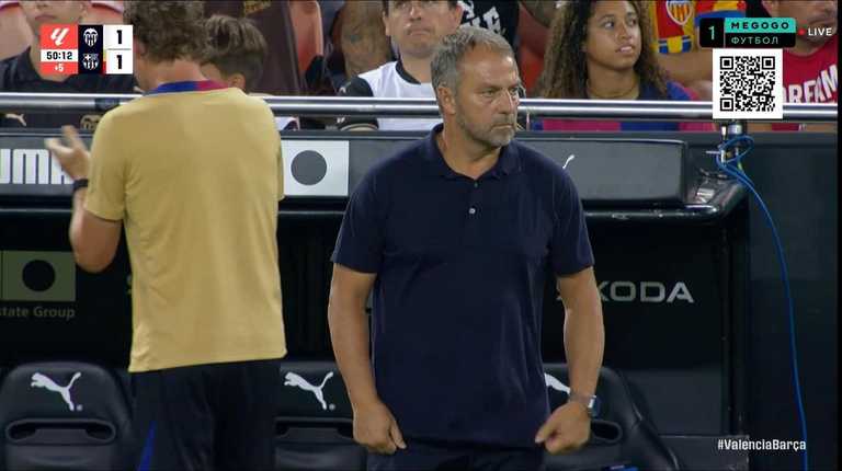 Гансі Флік / Скріншот з трансляції Гансі Флік / Скріншот з трансляції