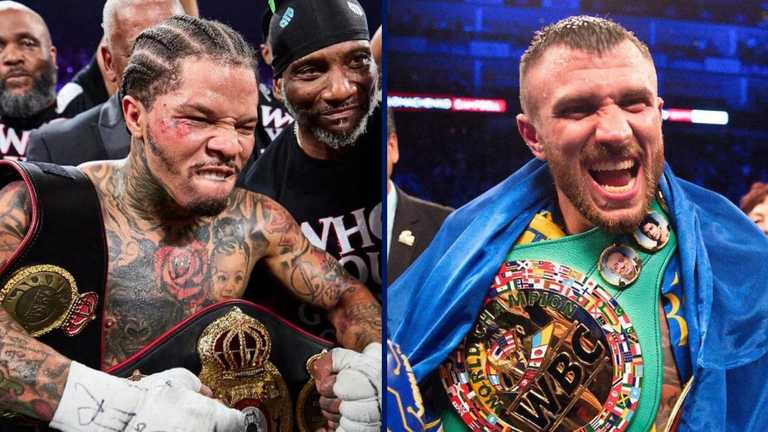 Джервонта Дэвис и Василий Ломаченко / Коллаж Top Rank Джервонта Дэвис и Василий Ломаченко / Коллаж Top Rank