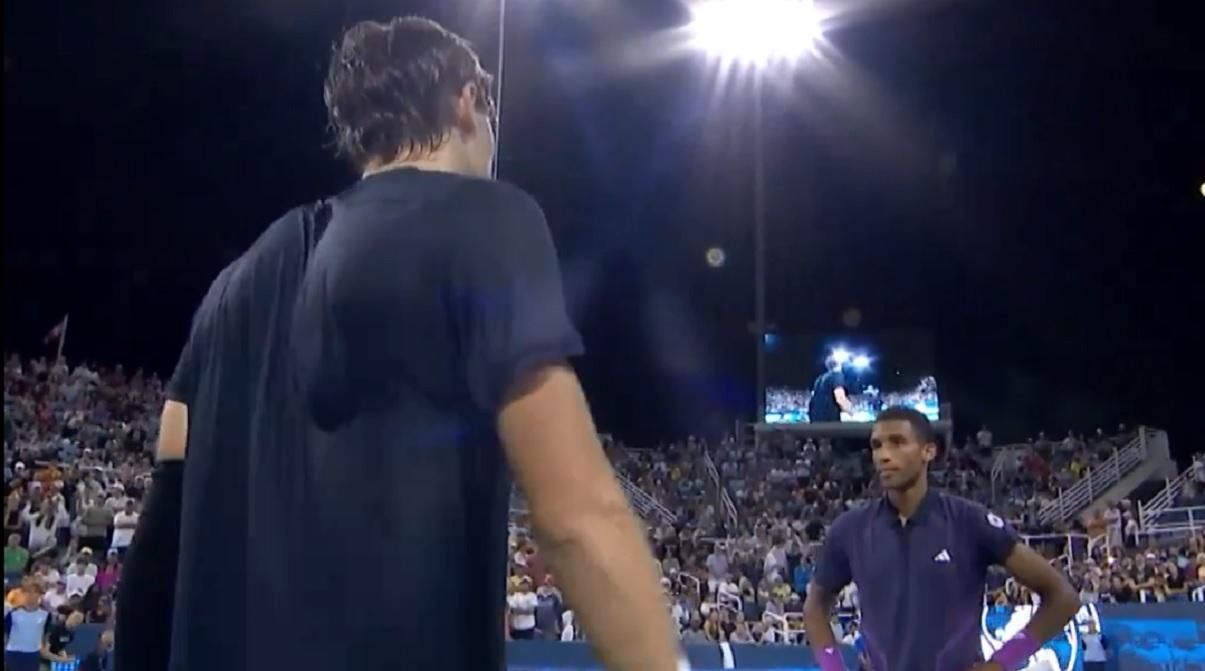 Дрейпер і Оже-Альясім / Скріншот з трансляції