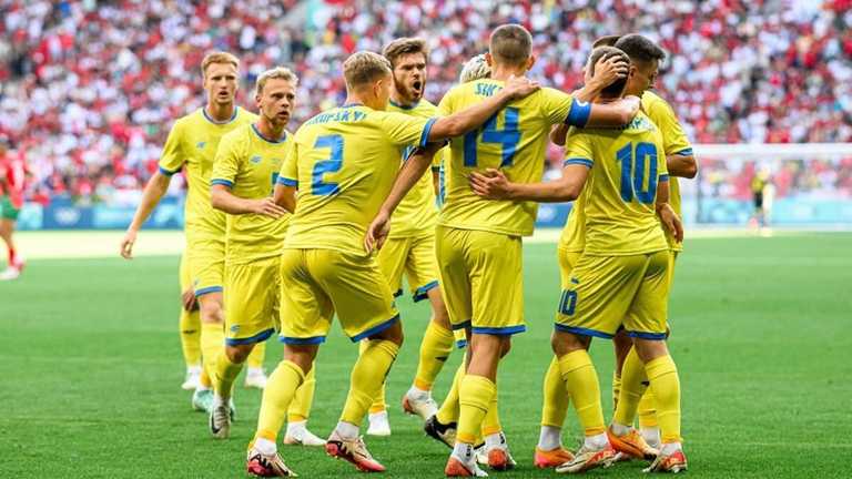 Олимпийская сборная Украины / Фото Виталия Клюева Олимпийская сборная Украины / Фото Виталия Клюева