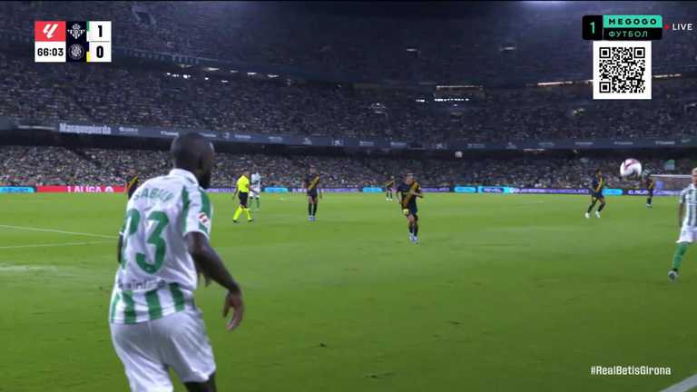 Бетіс - Жирона / скріншот трансляції Бетіс - Жирона / скріншот трансляції