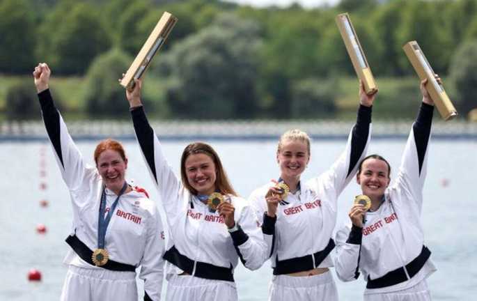 Британки здобули "золото" в академічному веслуванні (x.com/TeamGB)