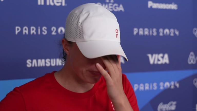 Ига Свёнтек / Скриншот из видео Ига Свёнтек / Скриншот из видео