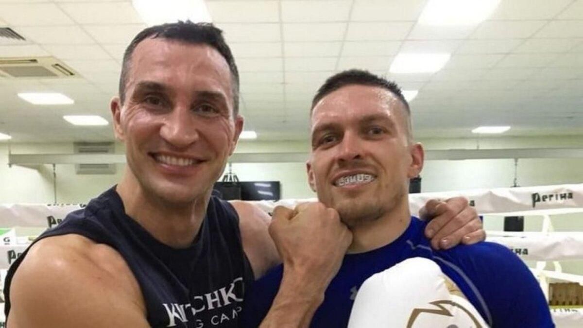 Володимир Кличко та Олександр Усик / Фото instagram.com/usykaa