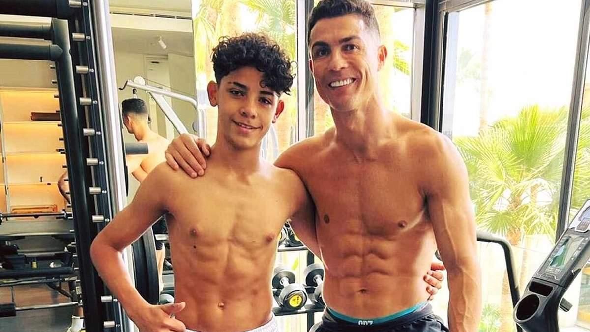 Роналду зі сином / Фото зі соцмереж 