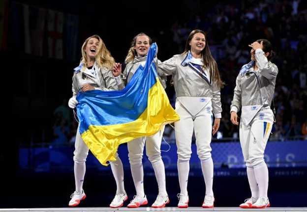 Збірна України з фехтування на шаблі / Фото instagram.com/olgakharlan Збірна України з фехтування на шаблі / Фото instagram.com/olgakharlan