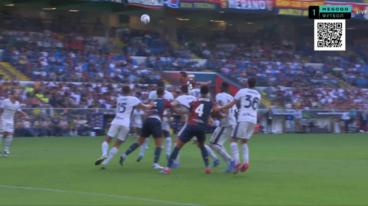 Дженоа выгрызла одно очко / Скриншот с трансляции