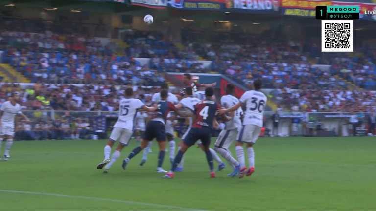 Дженоа вигризла одне очко / Скріншот з трансляції Дженоа вигризла одне очко / Скріншот з трансляції