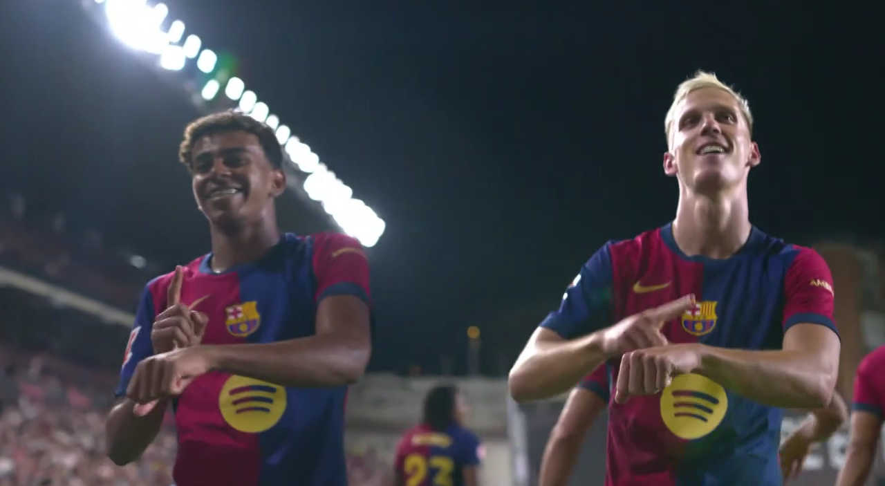 Ламін Ямал та Дані Ольмо / Скріншот з відео