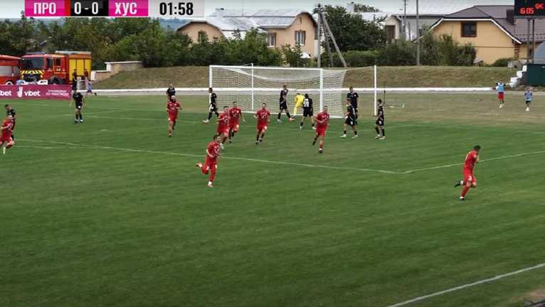 Гравці ФК Пробій / Скріншот з трансляції Гравці ФК Пробій / Скріншот з трансляції