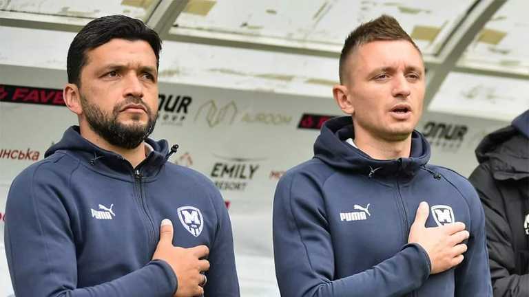 Олег Голодюк (праворуч) / Фото ФК Металіст 1925 Олег Голодюк (праворуч) / Фото ФК Металіст 1925