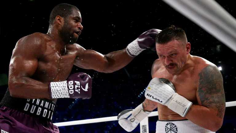 Усик і Дюбуа / фото Sky Sports Усик і Дюбуа / фото Sky Sports