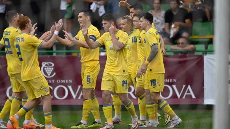 Гравці збірної України / Фото УАФ Гравці збірної України / Фото УАФ