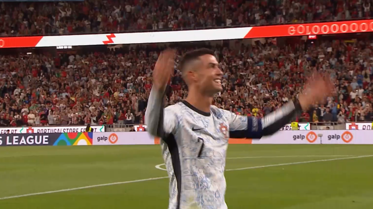 Кріштіану Роналду / Скріншот з трансляції Кріштіану Роналду / Скріншот з трансляції