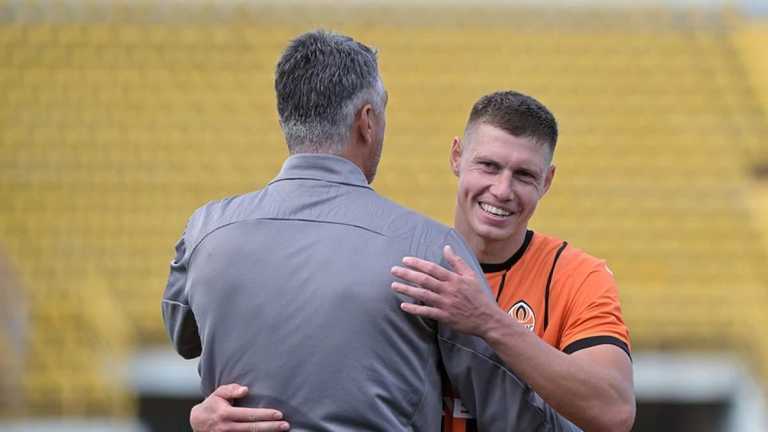 Маріно Пушіч та Микола Матвієнко / фото: ФК Шахтар Маріно Пушіч та Микола Матвієнко / фото: ФК Шахтар