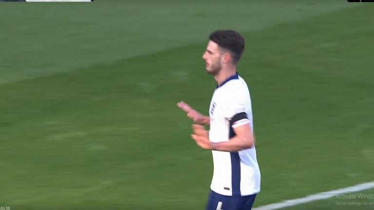 Деклан Райс / Скриншот с трансляции Деклан Райс / Скриншот с трансляции