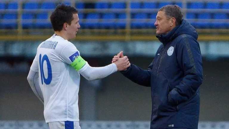 Евгений Коноплянка и Мирона Маркевич / Фото ФК Днепр Евгений Коноплянка и Мирона Маркевич / Фото ФК Днепр