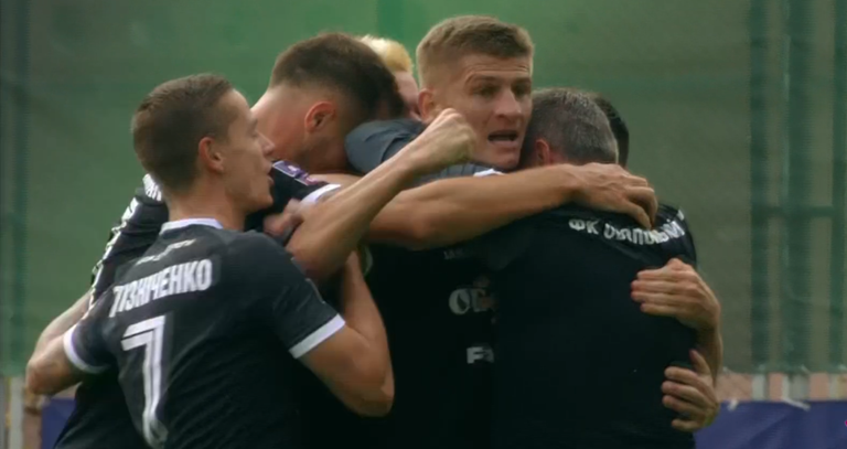 Гравці Оболоні / Скріншот з трансляції Гравці Оболоні / Скріншот з трансляції