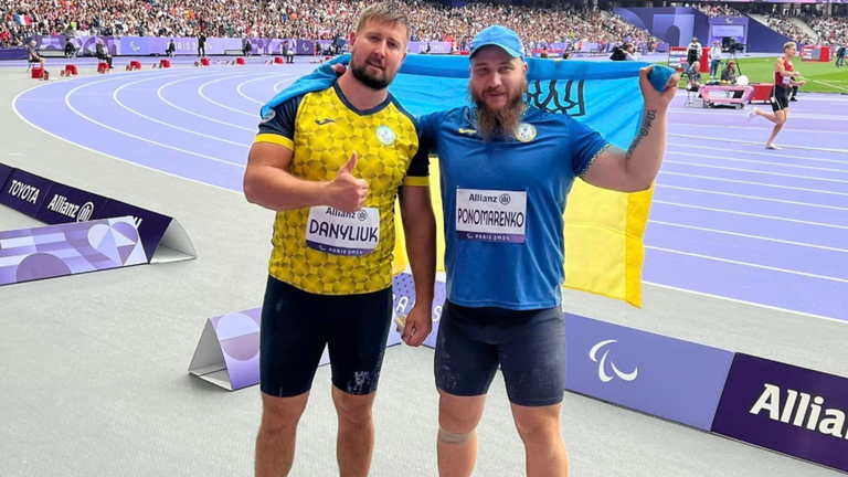 Володимир Пономаренко і Роман Данилюк / Фото Міністерство молоді та спорту України Володимир Пономаренко і Роман Данилюк / Фото Міністерство молоді та спорту України