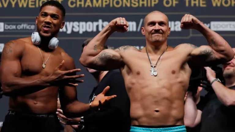 Энтони Джошуа и Александр Усик / Фото из открытых источников Энтони Джошуа и Александр Усик / Фото из открытых источников