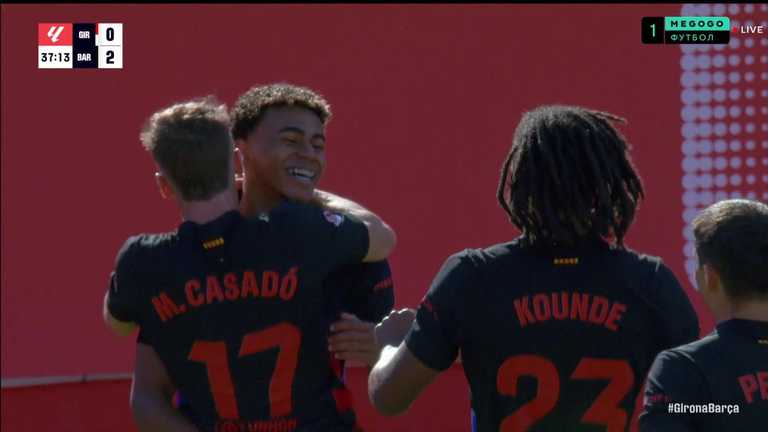 Жирона – Барселона / Скріншот Жирона – Барселона / Скріншот