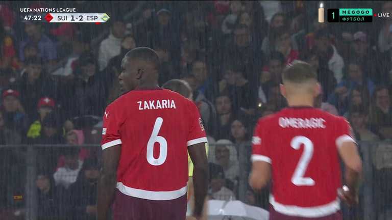Швейцарія - Іспанія / скріншот трансляції Швейцарія - Іспанія / скріншот трансляції