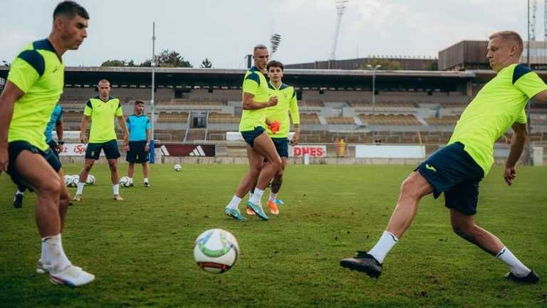 Тренування гравців збірної України / фото: УАФ Тренування гравців збірної України / фото: УАФ