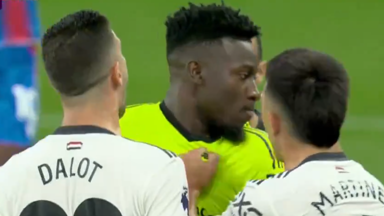 Андре Онана / Скріншот з відео Андре Онана / Скріншот з відео