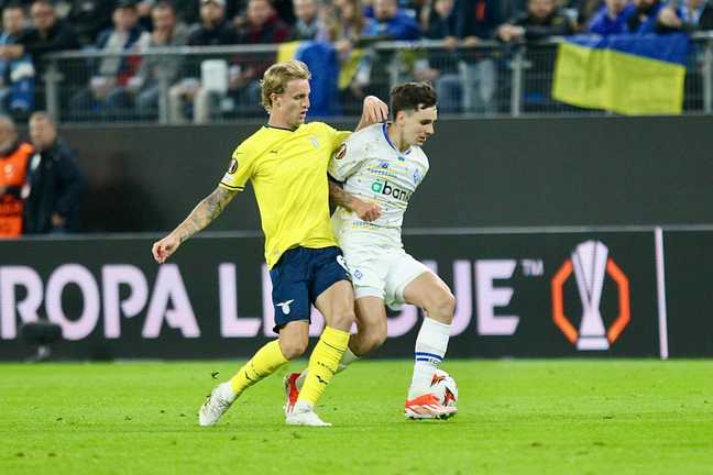 Шапаренко в матче против Лацио / фото ФК Динамо Киев Шапаренко в матче против Лацио / фото ФК Динамо Киев