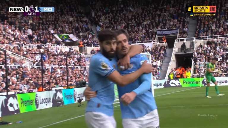 Ман Сити сыграл вничью с Ньюкаслом / Скриншот с трансляции Ман Сити сыграл вничью с Ньюкаслом / Скриншот с трансляции