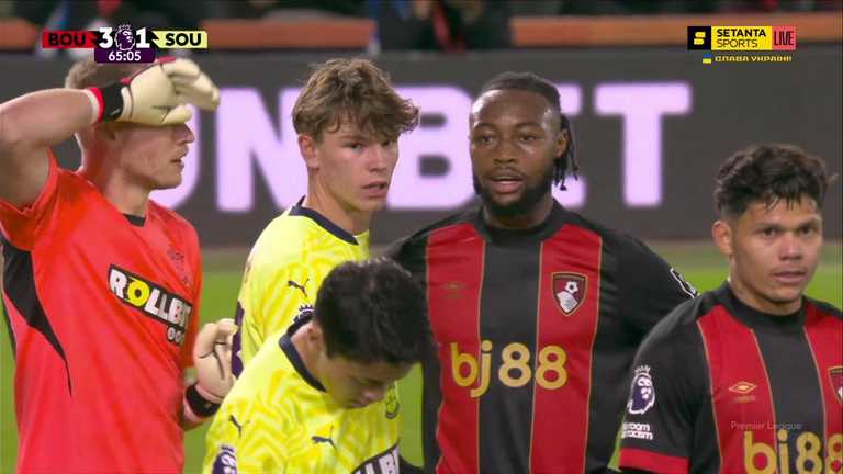 Борнмут - Саутгемптон / скріншот трансляції Борнмут - Саутгемптон / скріншот трансляції