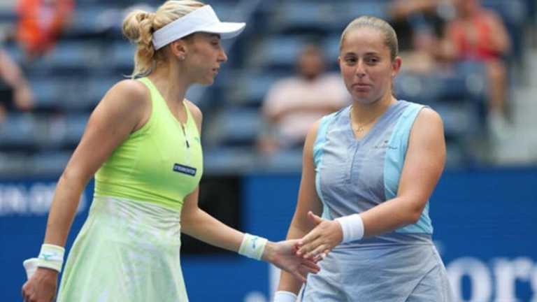 Людмила Кіченок та Олена Остапенко / фото USTA Людмила Кіченок та Олена Остапенко / фото USTA