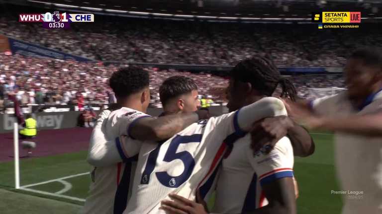 Гравці Челсі святкують гол / Скріншот Гравці Челсі святкують гол / Скріншот