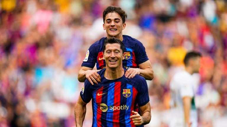 Гаві та Лєвандовскі / Фото з відкритих джерел Гаві та Лєвандовскі / Фото з відкритих джерел