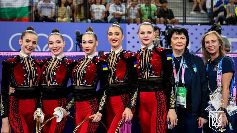 Збірна України з художньої гімнастики / Фото НОК України Збірна України з художньої гімнастики / Фото НОК України