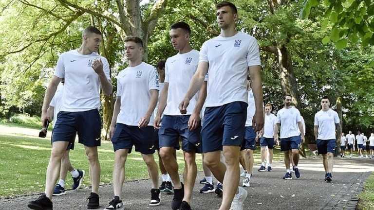 Довбик, Цыганков, Тымчик и Забарный / Фото УАФ Довбик, Цыганков, Тымчик и Забарный / Фото УАФ