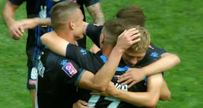 Чорноморець - Інгулець / скріншот трансляції Чорноморець - Інгулець / скріншот трансляції