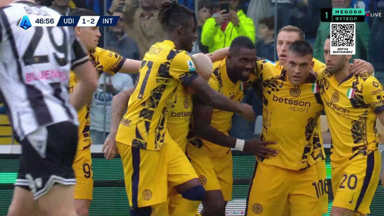 Удінезе - Інтер / скріншот трансляції Удінезе - Інтер / скріншот трансляції