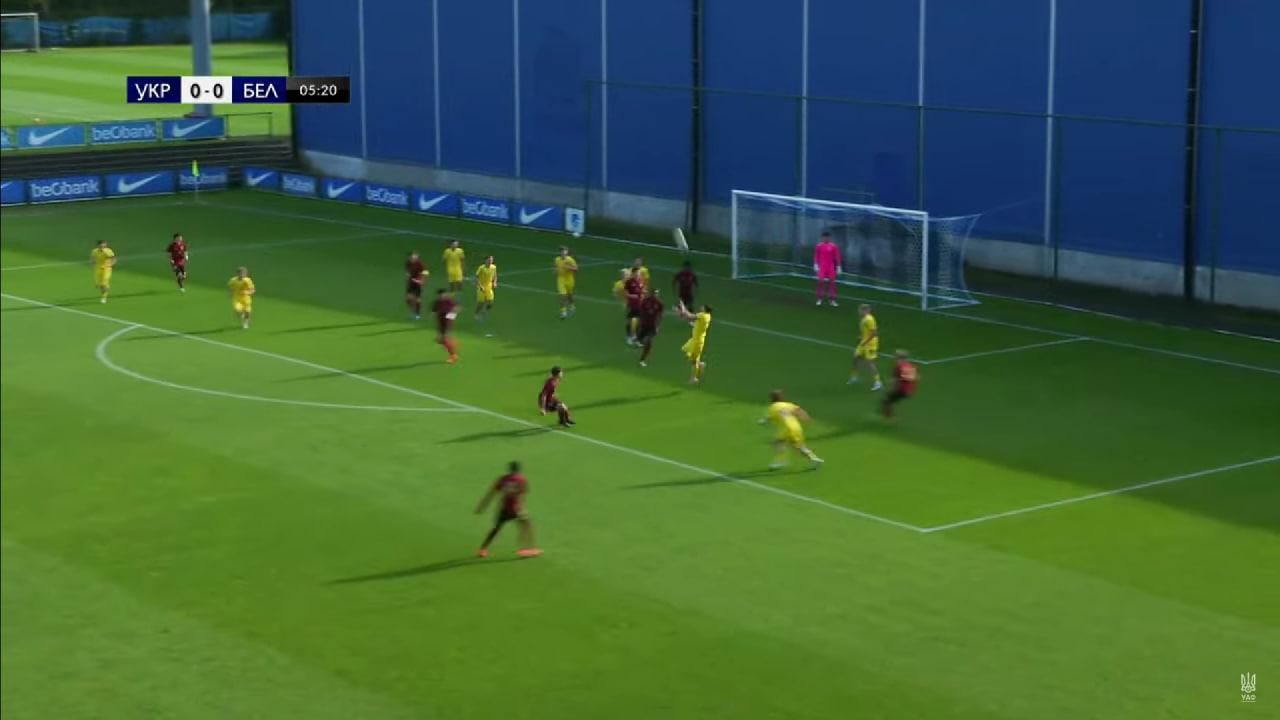 Україна U-17 – Бельгія U-17 / Скріншот