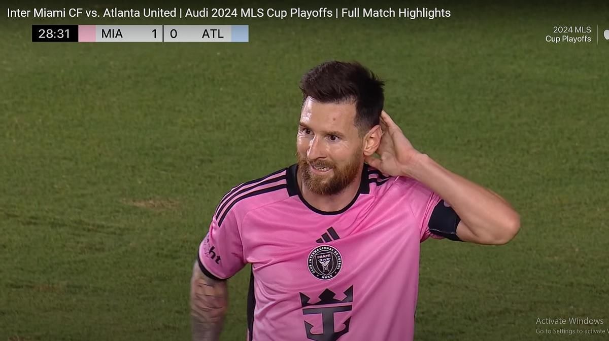 Ліонель Мессі / Скріншот з відео