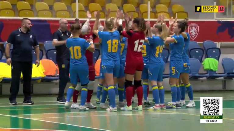 Жіноча збірна України з футзалу / Скріншот Жіноча збірна України з футзалу / Скріншот