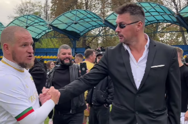 Алиев и Милевский / Скриншот с трансляции Алиев и Милевский / Скриншот с трансляции