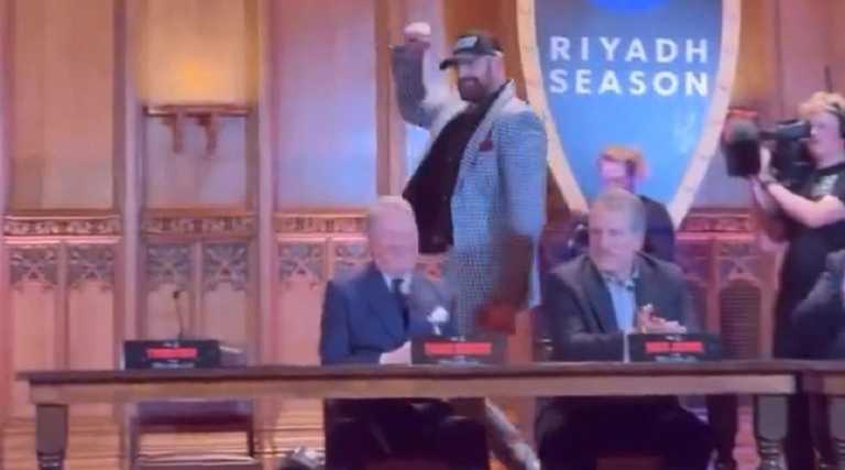 Тайсон Ф'юрі / Скріншот з відео Тайсон Ф'юрі / Скріншот з відео