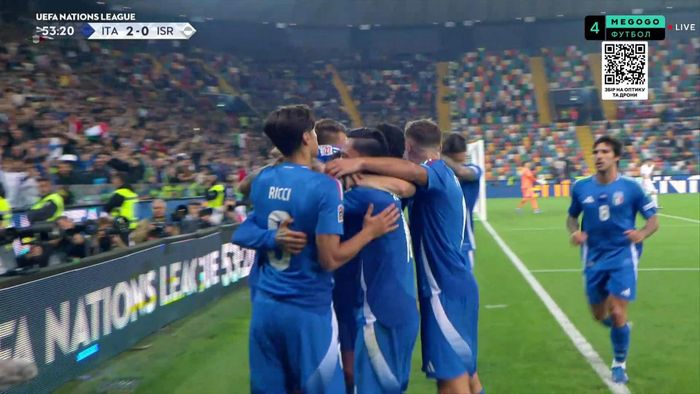 Італія розгромила Ізраїль з дублем Ді Лоренцо, мінімальні перемоги Франції та Німеччини – Ліга націй Італія розгромила Ізраїль з дублем Ді Лоренцо, мінімальні перемоги Франції та Німеччини – Ліга націй