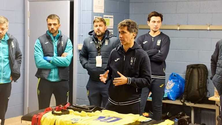 Унаї Мельгоса зі штабом / Фото УАФ Унаї Мельгоса зі штабом / Фото УАФ