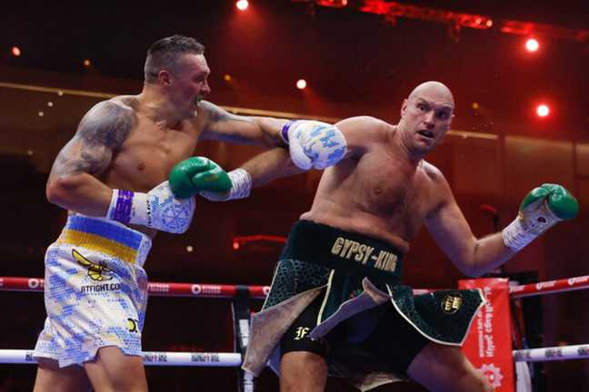 Александр Усик и Тайсон Фьюри / Фото EFE Александр Усик и Тайсон Фьюри / Фото EFE